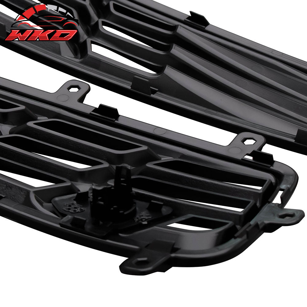 Fits 23-25 Chevy Corvette C8 Z06 ZR1 OE Style Rear Bumper Mesh Grille ABS Black