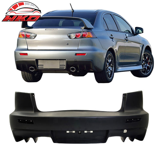08-15 Mitsubishi Lancer EVO X Style Rear Bumper Cover - PP | Wholesale