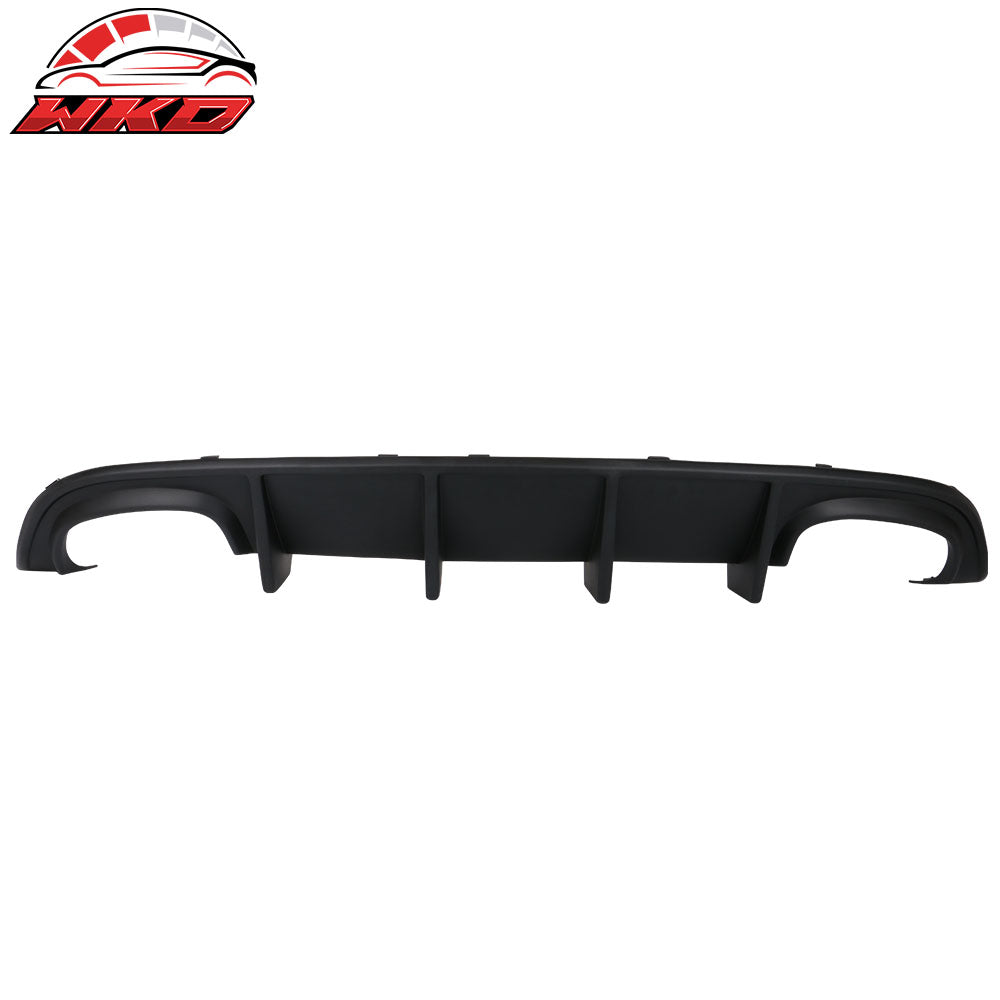 Fits 15-23 Dodge Charger Rear Bumper Cover + Rear Diffuser Quad Exhaust PP
