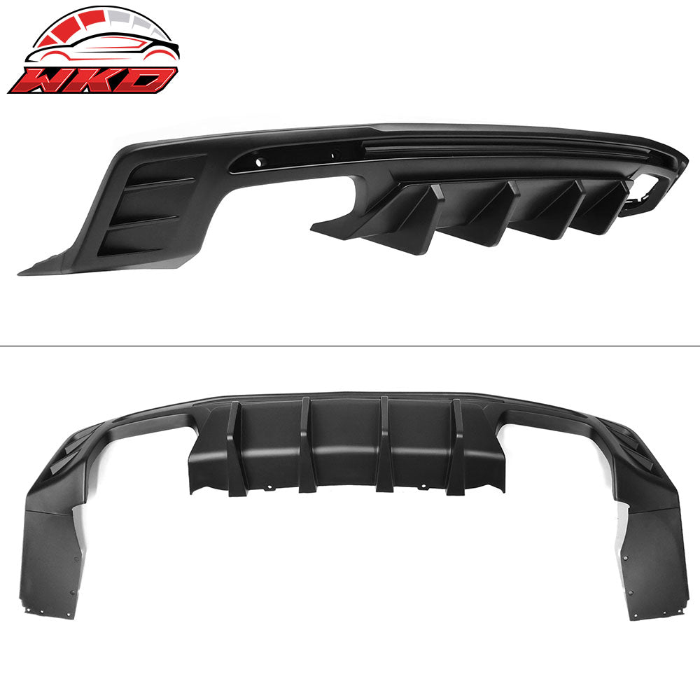 Fits 19-24 Camaro OE Style Replacement Rear Bumper Cover w/ IKON Matte Diffuser