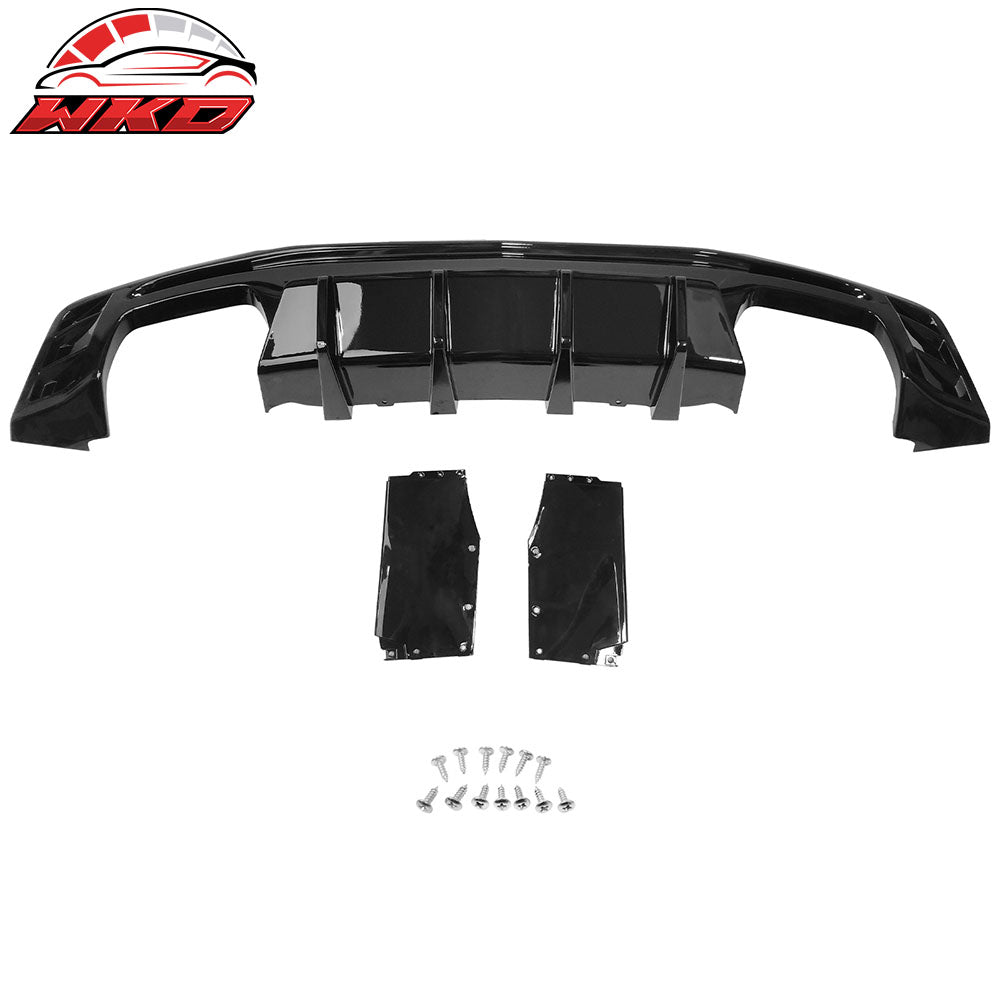 Fits 19-24 Camaro OE Style Replacement Rear Bumper Cover w/ IKON Gloss Diffuser