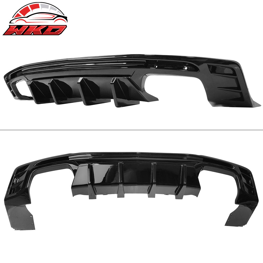 Fits 19-24 Camaro OE Style Replacement Rear Bumper Cover w/ IKON Gloss Diffuser