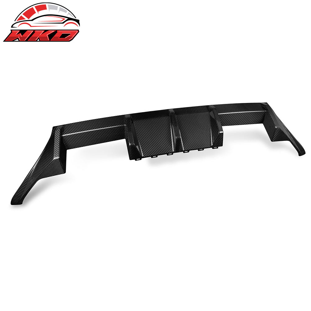 Dry Carbon Fiber Fits 23-24 BMW G87 M2 Rear Bumper Diffuser Performance Style