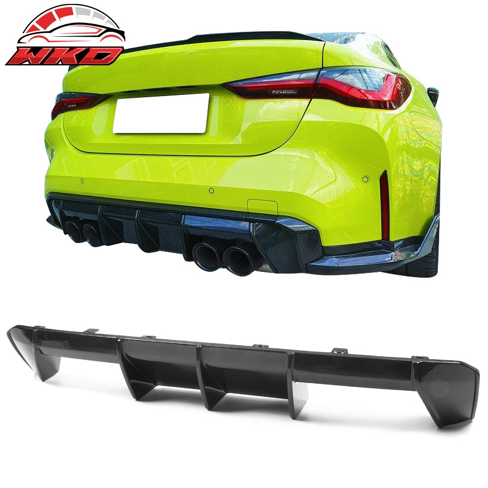 Dry Carbon Fiber 21-25 G80 M3 G82 G83 M4 Competition Rear Bumper Diffuser | Wholesale Default Title - Wikond Auto