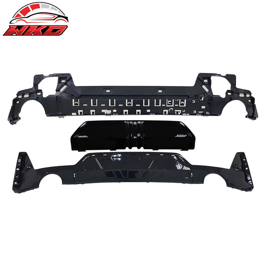 23-26 BMW G20 3-Series LCI 330i M-P Style Rear Bumper Diffuser Gloss Black | Wholesale