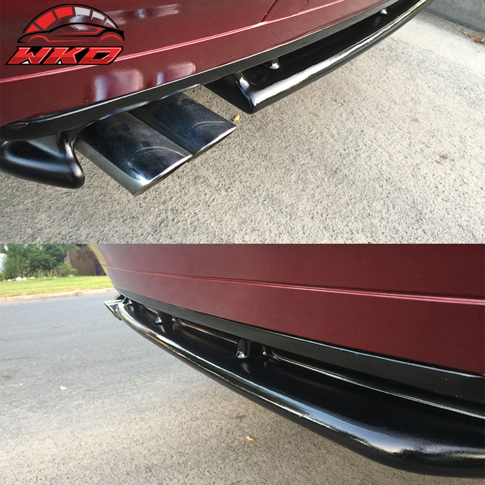 Fits 92-99 BMW E36 3-Series M-Tech Rear Bumper Diffuser Lip M3 Style Valance Kit