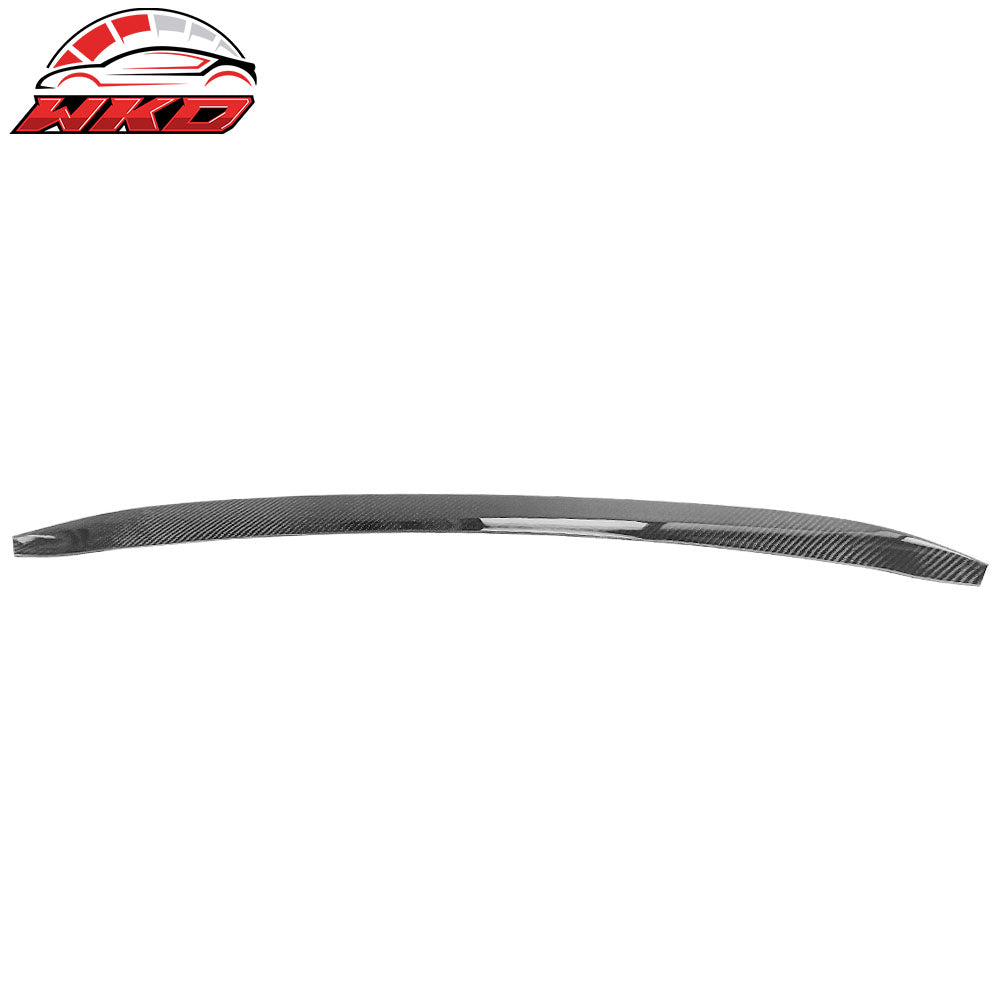Fits 18-20 Ford Focus Hatchback V Style Rear Bumper Guard Protector Carbon Fiber