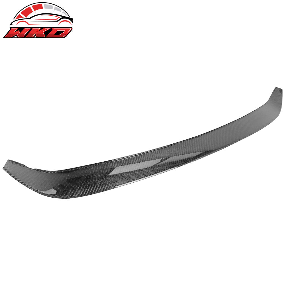 Fits 18-20 Ford Focus Hatchback V Style Rear Bumper Guard Protector Carbon Fiber