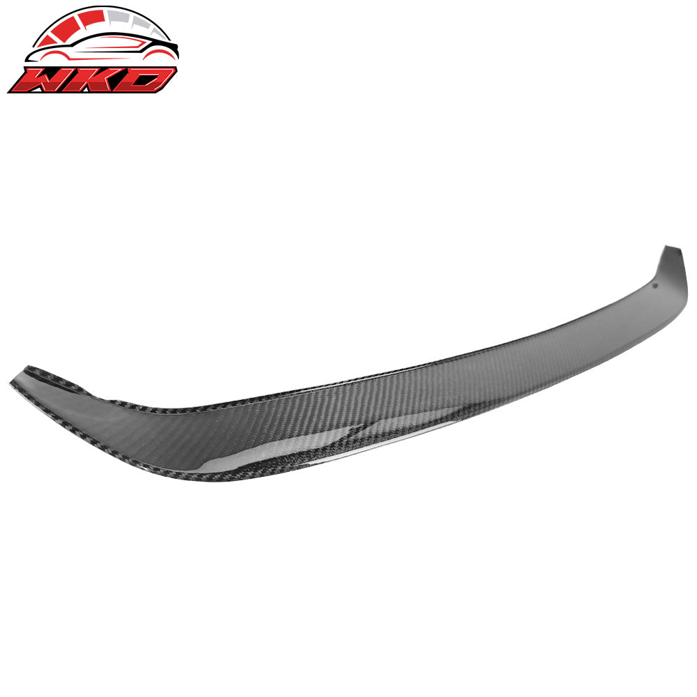 Fits 18-20 Ford Focus Hatchback V Style Rear Bumper Guard Protector Carbon Fiber