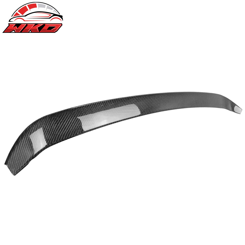 Fits 18-20 Ford Focus Hatchback V Style Rear Bumper Guard Protector Carbon Fiber