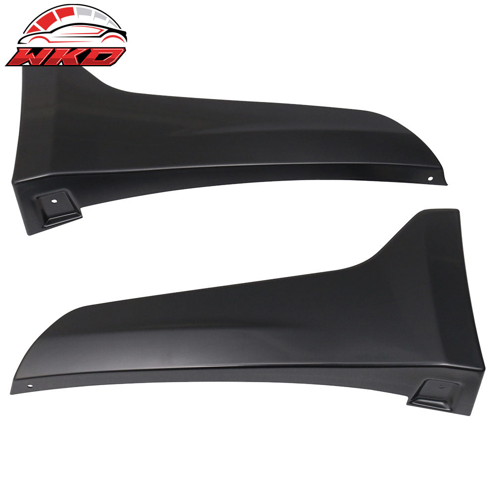 Fits 14-23 Infiniti Q50 2PCS Rear Bumper Lip Aprons Cap Fender Mud Flap Trim ABS