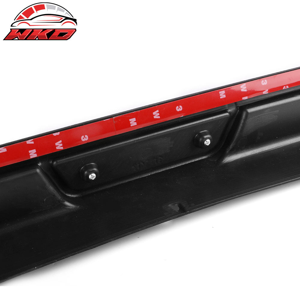 Fits 18-22 Honda Accord OE Style Rear Bumper Lip Diffuser W/ Red Reflector PP