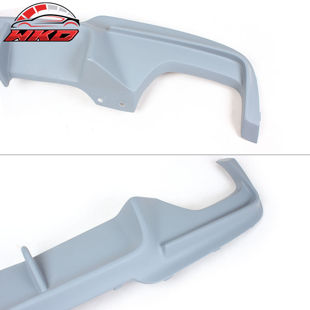 Fits 11-16 BMW 5 Series F10 M-Sport Sedan VO Style Rear Bumper Lip Diffuser FRP