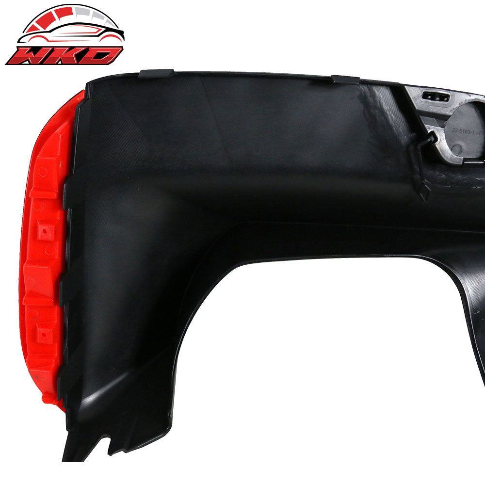 Fits 17-20 BMW 5 Series G30 M5 Style Rear Bumper Lip Diffuser Quad Outlets