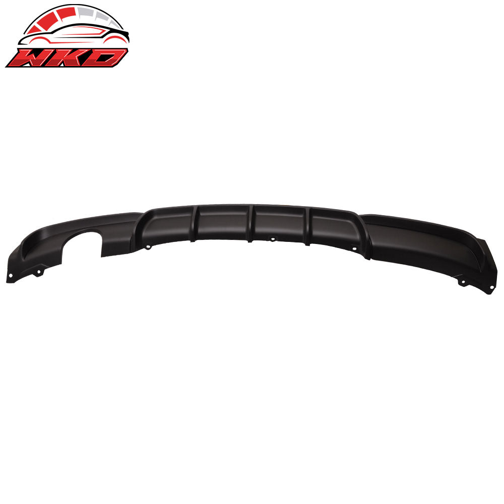 Fits 12-18 F30 M Performance Style Rear Bumper Lip Diffuser With Single Outlet