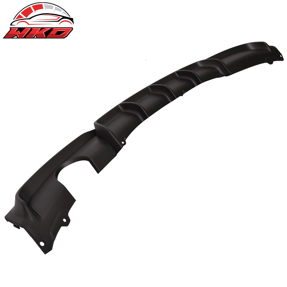 Fits 12-18 F30 M Performance Style Rear Bumper Lip Diffuser With Single Outlet