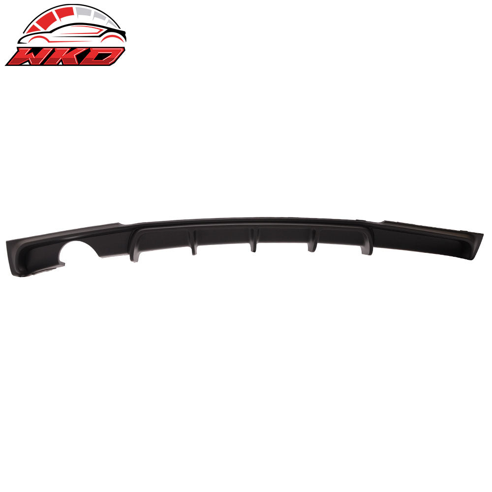 Fits 12-18 F30 M Performance Style Rear Bumper Lip Diffuser With Single Outlet