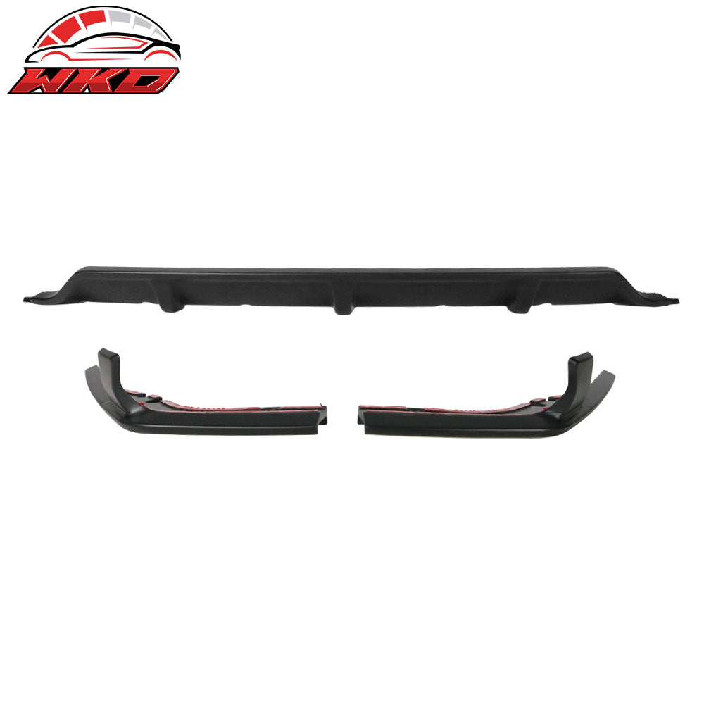 Fits 19-23 BMW G07 X7 M Sport 3PCS Rear Bumper Lip Diffuser ABS