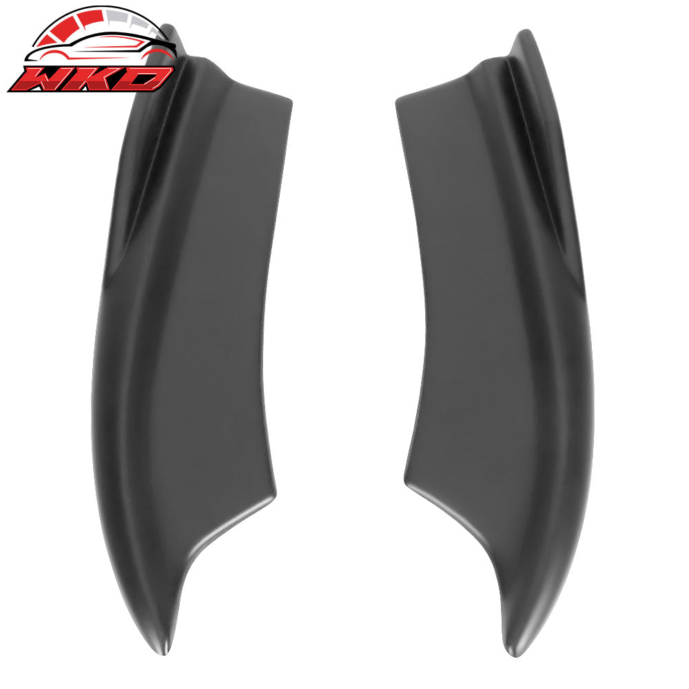 Fits 15-23 Dodge Charger SRT Matte Black Rear Bumper Lip Side Apron V2 Style PP