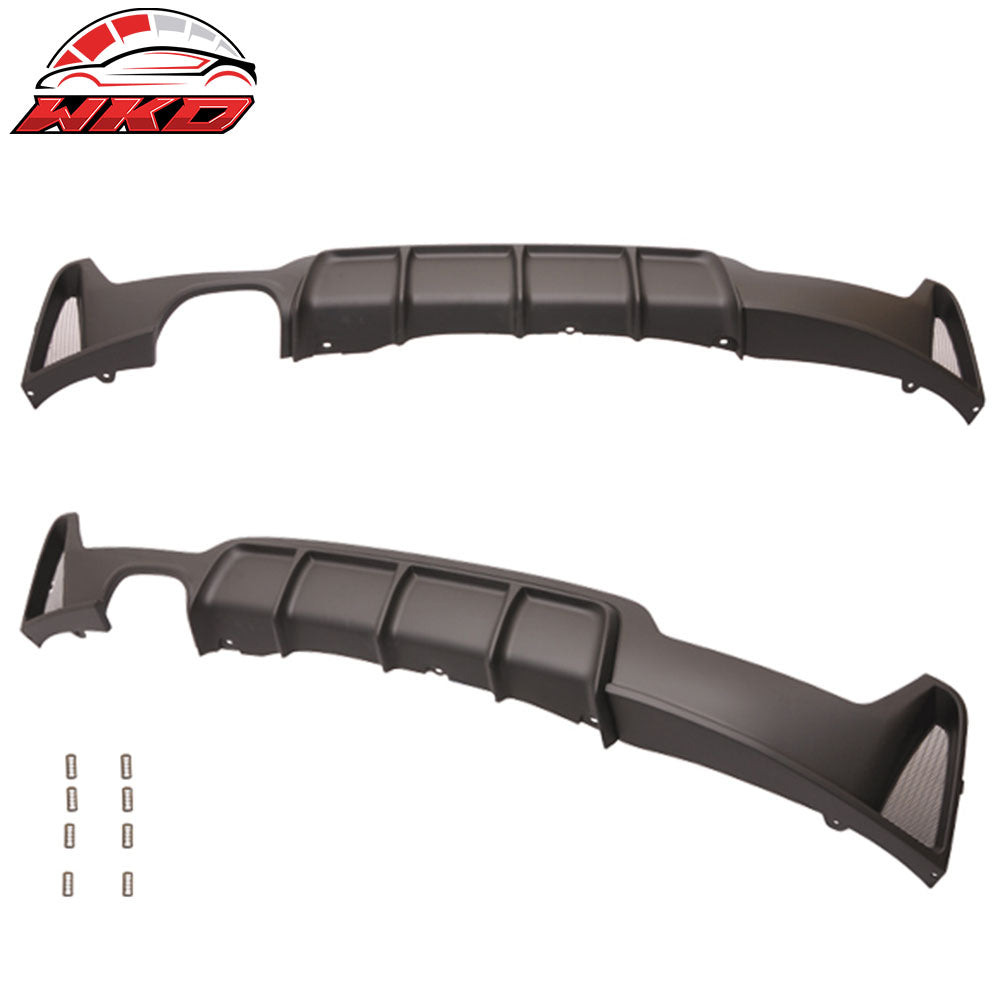 Fits 14-20 BMW F32 428i 430i M Performance Rear Bumper Lip Single Dual Exhaust