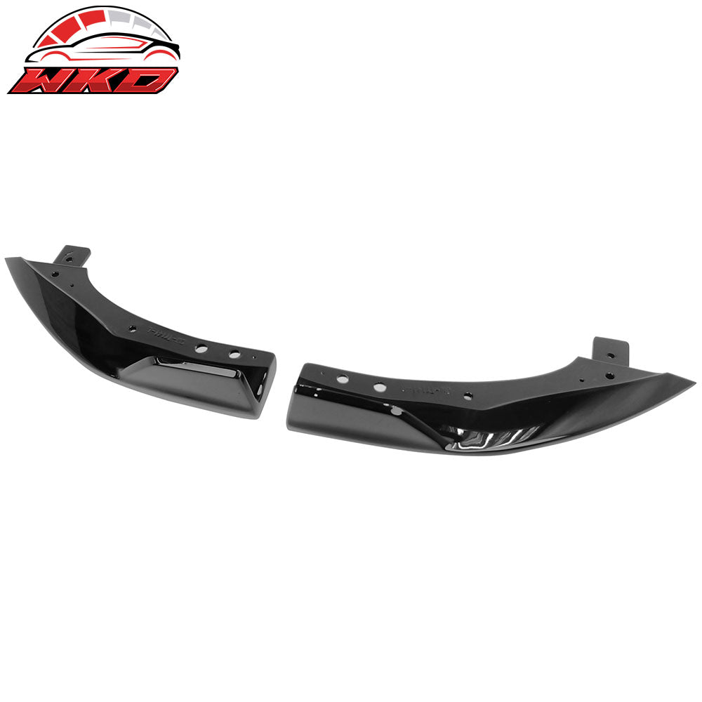 2019-22 Toyota Corolla E210 T Style Rear Bumper Lip Aprons Painted #218 Black | Wholesale