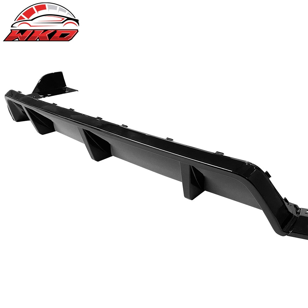 Fits 19-25 BMW G05 X5 M Sport Rear Bumper Lip 3PC ABS Gloss Black