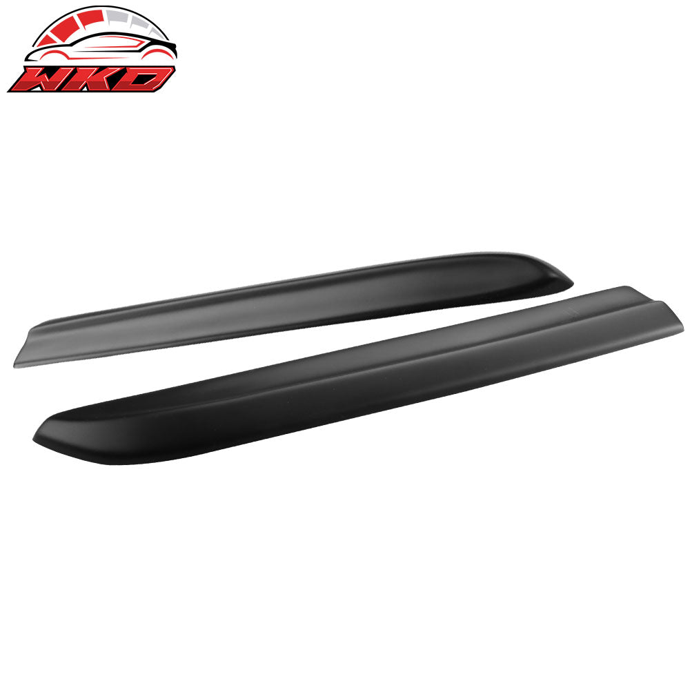 Fits 12-14 Dodge Charger SRT8 2PCS Rear Bumper Lip Canard Aprons PP Matte Black