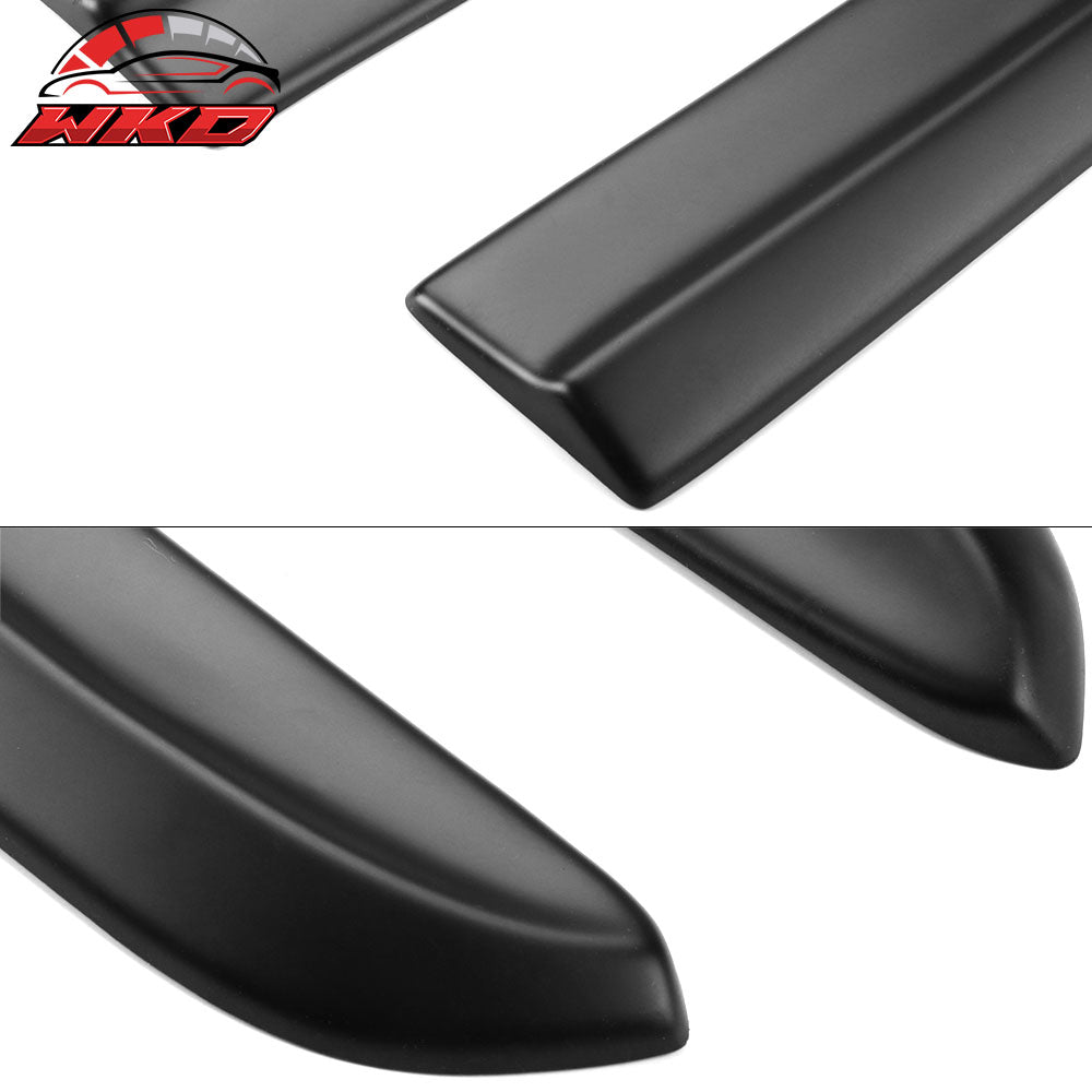 Fits 12-14 Dodge Charger SRT8 2PCS Rear Bumper Lip Canard Aprons PP Matte Black