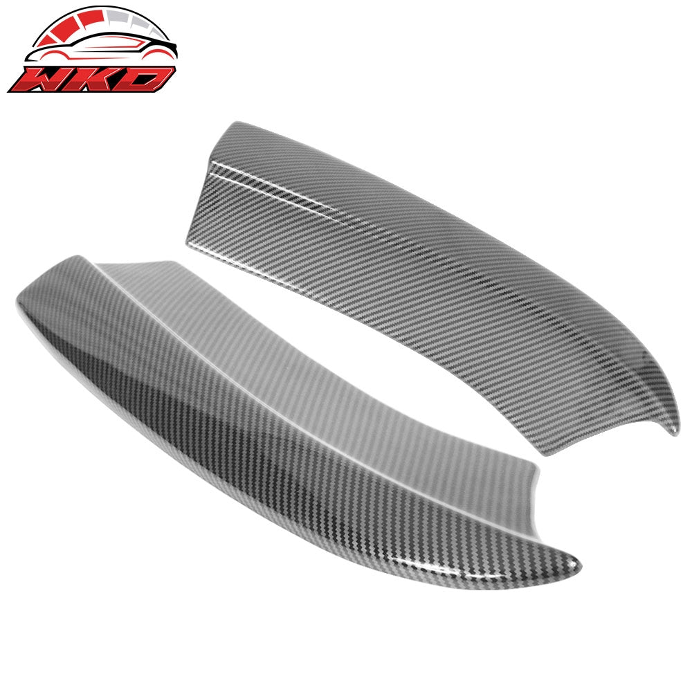 15-23 Dodge Charger Rear Bumper Lip Side Apron Spat 2PC Carbon Fiber Print | Wholesale Default Title - Wikond Auto