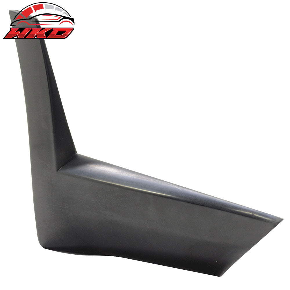 Fits 10-12 Ford Mustang V6 2PCS Rear Bumper Lip Side Splitter Winglet Aprons PU