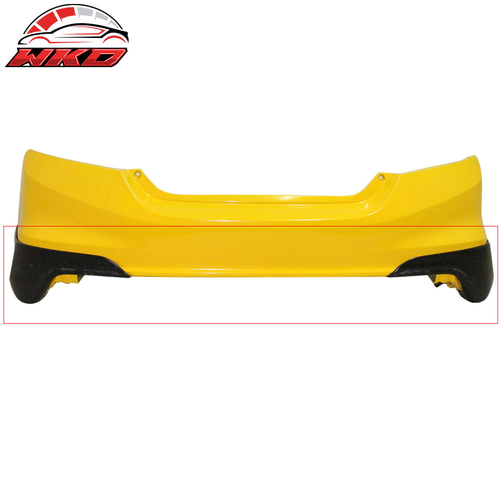 Fits 12-13 Honda Civic Coupe Si Only HFP Style Rear Bumper Lip Side Aprons PU