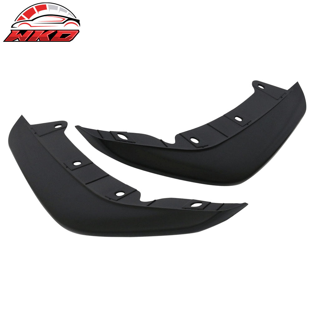 Fits 16-21 Honda Civic Sedan Rear Bumper Lip Spoiler Splitter Side Apron 2PC PP