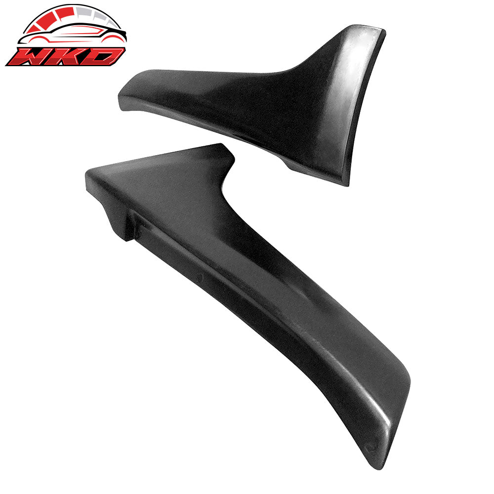 Fits 14-17 INFINITI Q50 OE Style Rear Bumper Lip Corner Aprons Splash Guards PU