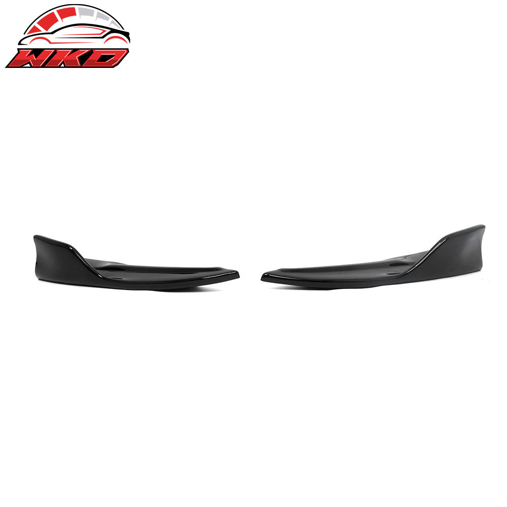 Fits 14-20 Lexus IS Sedan Artisan Style Rear Bumper Aprons Spat Gloss Black PP