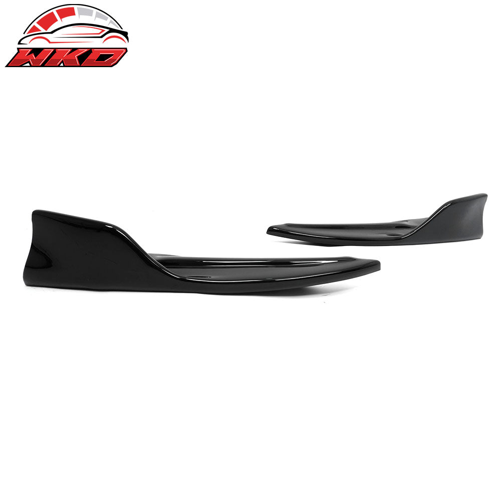 Fits 14-20 Lexus IS Sedan Artisan Style Rear Bumper Aprons Spat Gloss Black PP