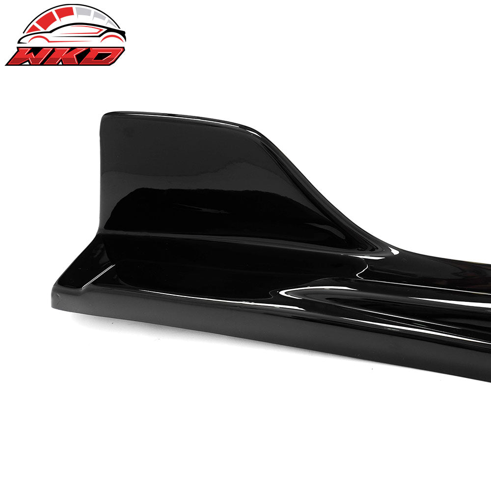 Fits 14-20 Lexus IS Sedan Artisan Style Rear Bumper Aprons Spat Gloss Black PP