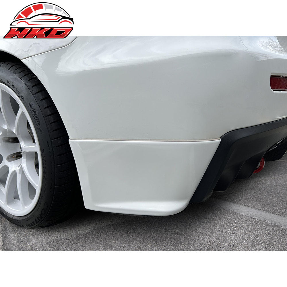 Fits 08-15 Mitsubishi Lancer Evolution EVO Style Rear Bumper Lip Spats Aprons PU