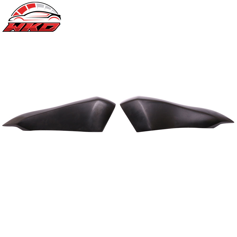 Fits 09-19 Nissan 370Z Rear Bumper Underbody Side Splitter Corner Aprons Spat PU