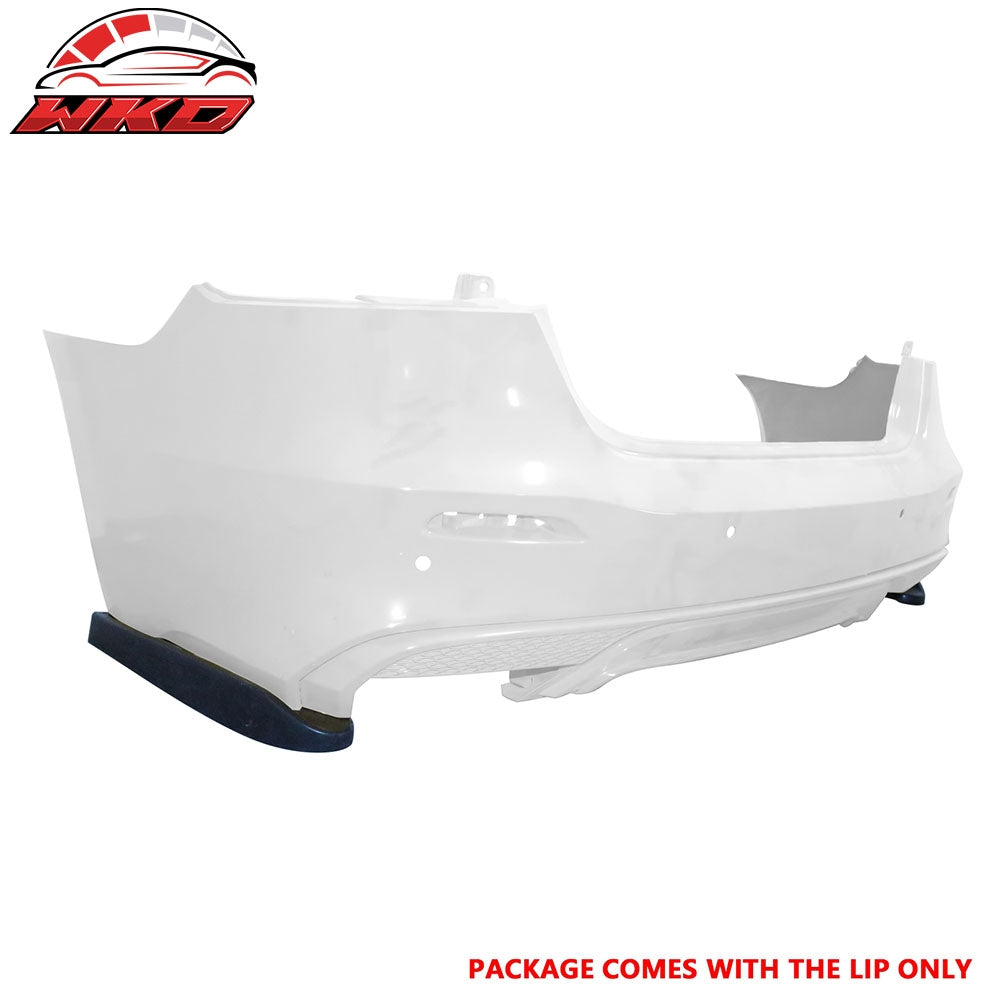 Fits 19-23 Nissan Maxima APR Style 2PCS Rear Bumper Lip Splitter Unpainted PU