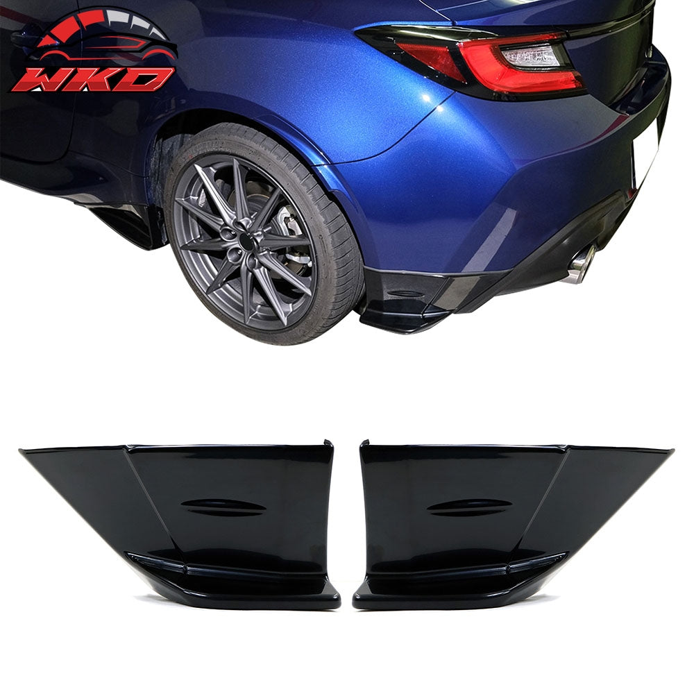 Fits 22-26 Toyota GR86/Subaru BRZ STI Rear Bumper Lower Apron Splitters Lid ABS