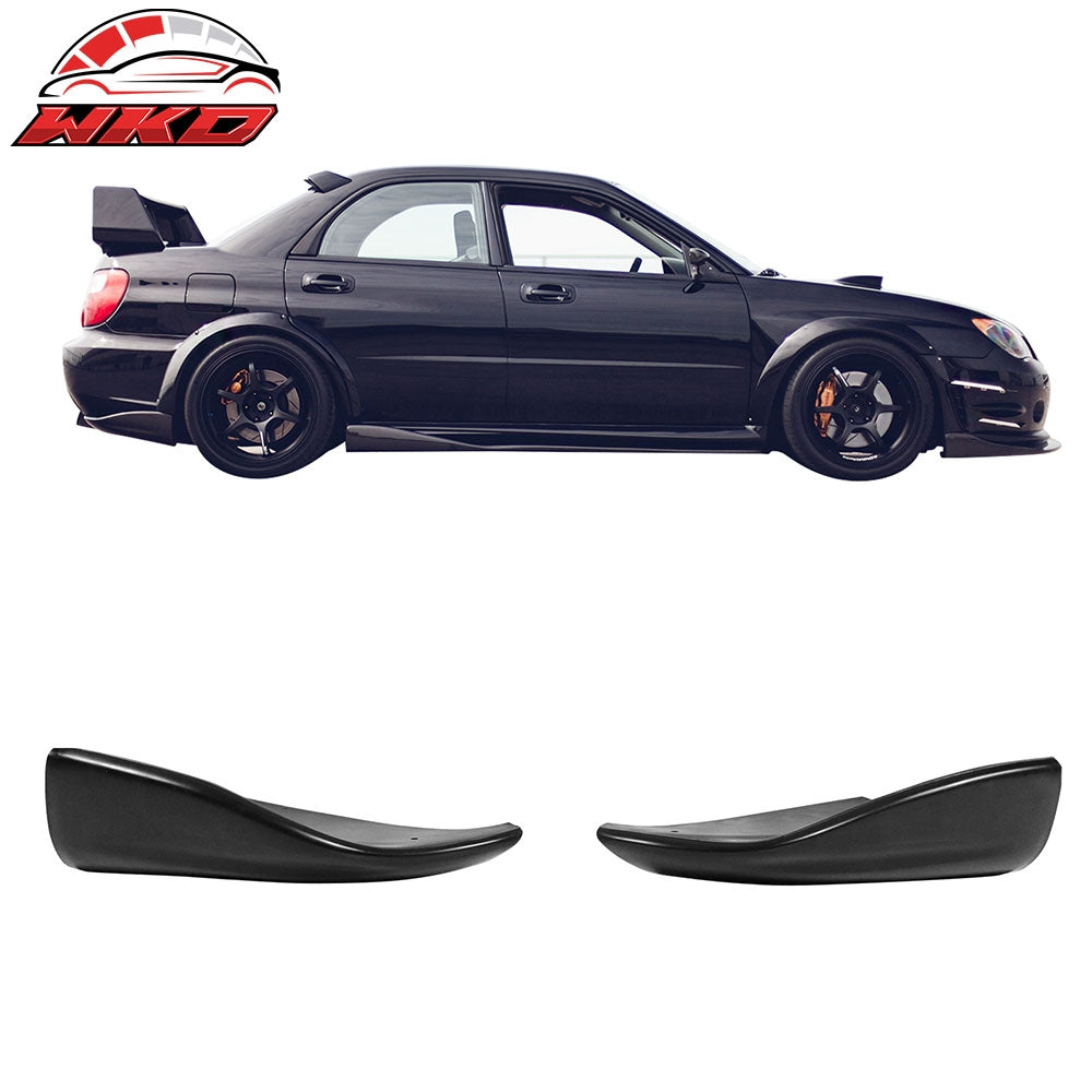 Wholesale 05-07 Subaru Impreza WRX STI CS Style 2PCS Rear Bumper Lip Aprons Spat PU - Wikond Auto