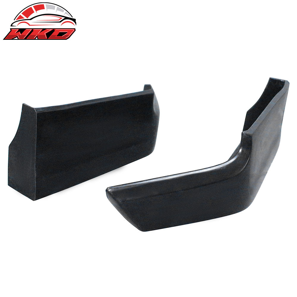 Fits 14-16 Scion tC Ikon Style Rear Bumper Aprons Side Splitter Unpainted PU 2PC