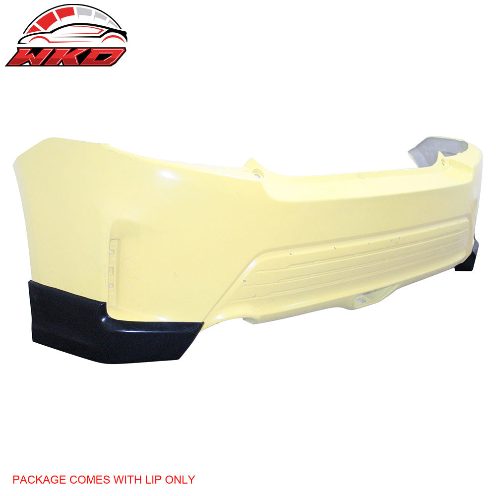 Fits 14-16 Scion tC Ikon Style Rear Bumper Aprons Side Splitter Unpainted PU 2PC