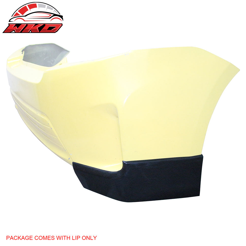 Fits 14-16 Scion tC Ikon Style Rear Bumper Aprons Side Splitter Unpainted PU 2PC