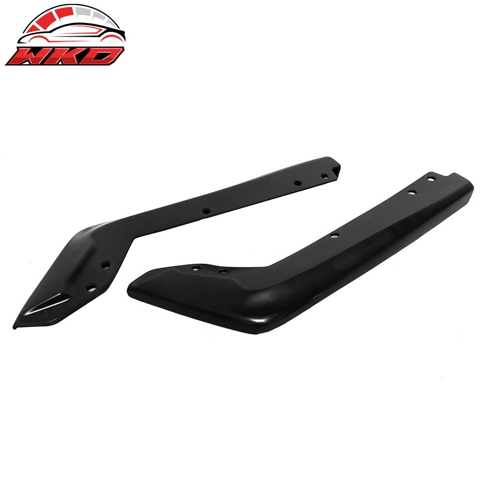 Wholesale Universal 6.5" x 16" Rear Bumper Lip Side Splitter Winglte Aprons Unpainted - PU
