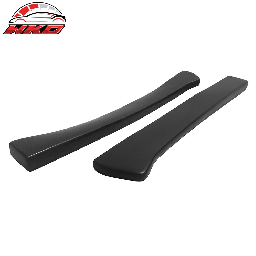 Wholesale Universal 16" x 2" Rear Side Bumper Lip Splitter Protector Unpainted PU 2PCS