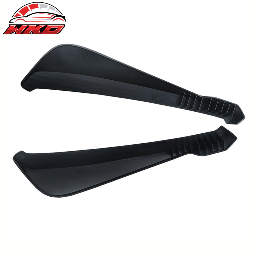 V1 Style 2PCS Rear Bumper Splitters Aprons Unpainted PP | Wholesale