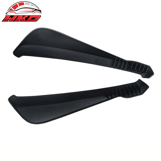 V1 Style 2PCS Rear Bumper Splitters Aprons Unpainted PP | Wholesale