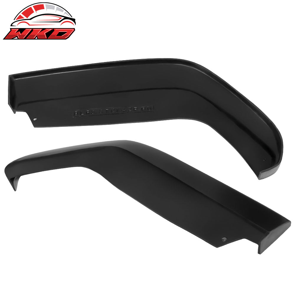 Fits 14-16 Scion TC Rear Bumper Lip Splitters Unpainted PU Side Corner Aprons