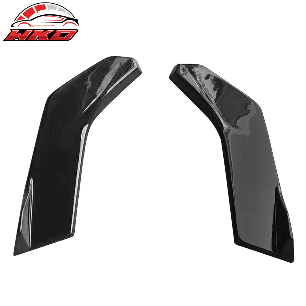 2022-26 Toyota GR86/Subaru BRZ IKON Style Rear Bumper Aprons Gloss Black ABS | Wholesale